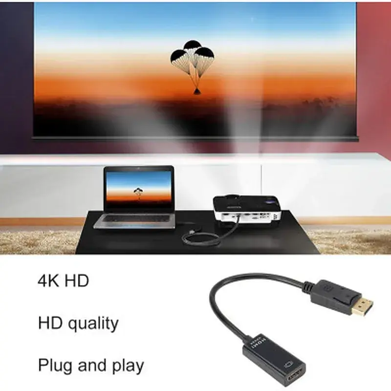Перехідник DisplayPort Male to HDMI 4K Ultra HD Female ST-Lab (U-996-4K) - фото 9