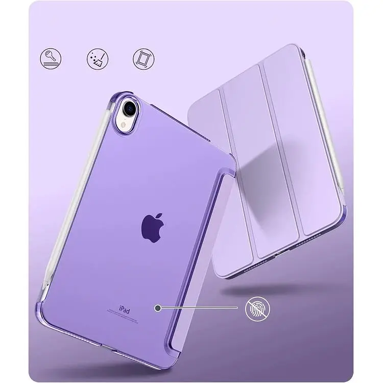 Чохол-книжка BeCover Tri Fold Hard для Apple iPad Mini 7 2024 Purple (712455) - фото 2