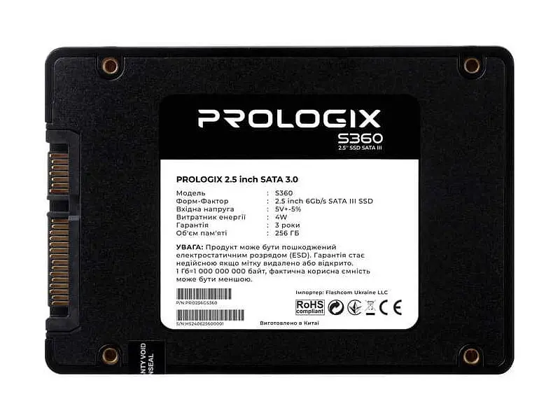 SSD-накопичувач PrologiX S360 256 GB (PRO256GS360) - фото 2