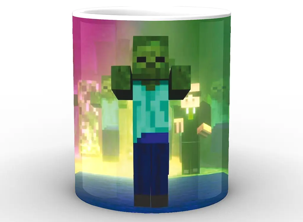 Кружка GeekLand Minecraft Майнкрафт зомбі МС.02.017 - фото 3