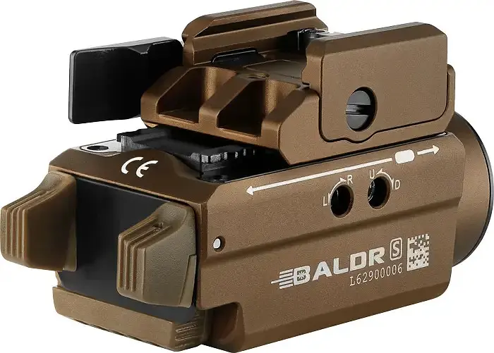Фонарь с ЛЦВ Olight Baldr S Green Laser Desert Tan - фото 7