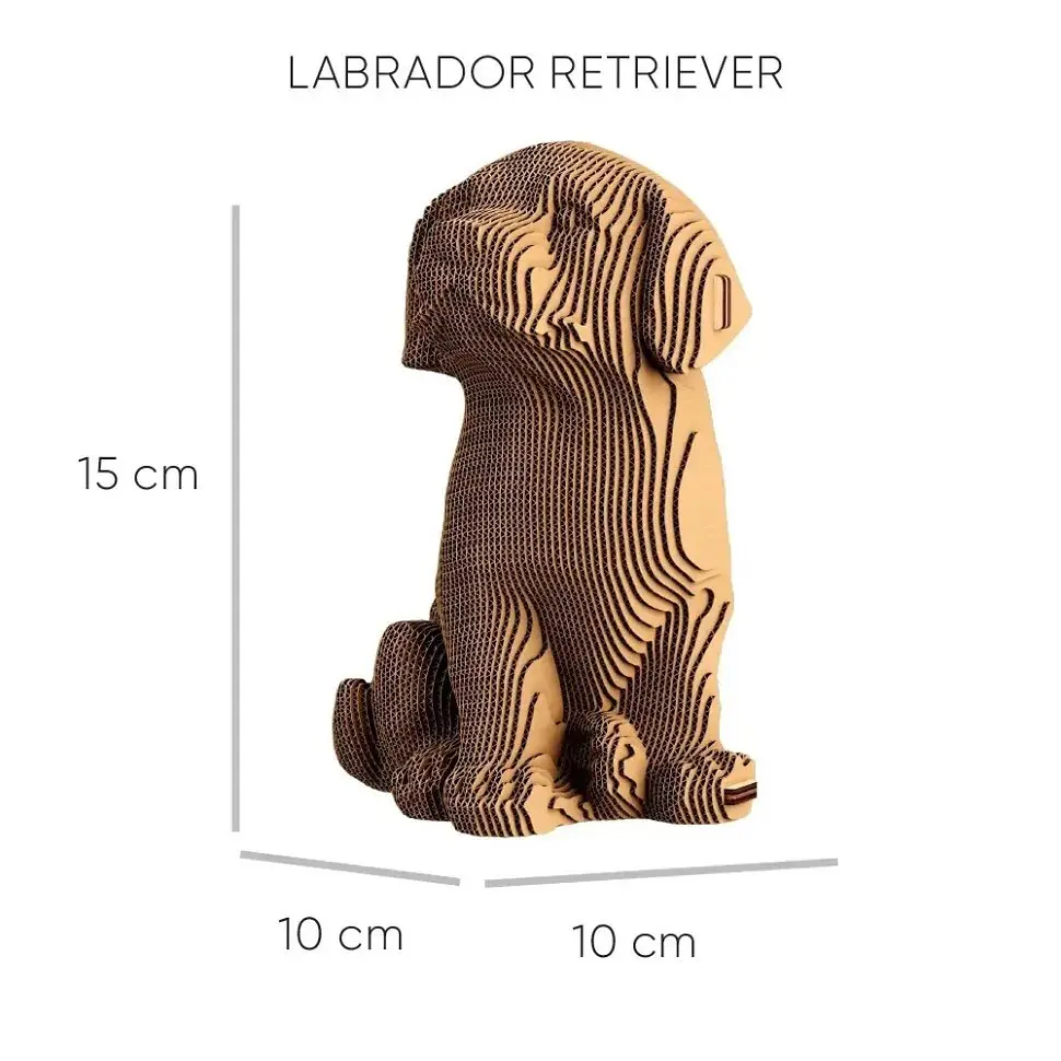 Картонний конструктор 3D Puzzle "PUPPIES TRIO" CARTPUPPIES 227 деталей - фото 6
