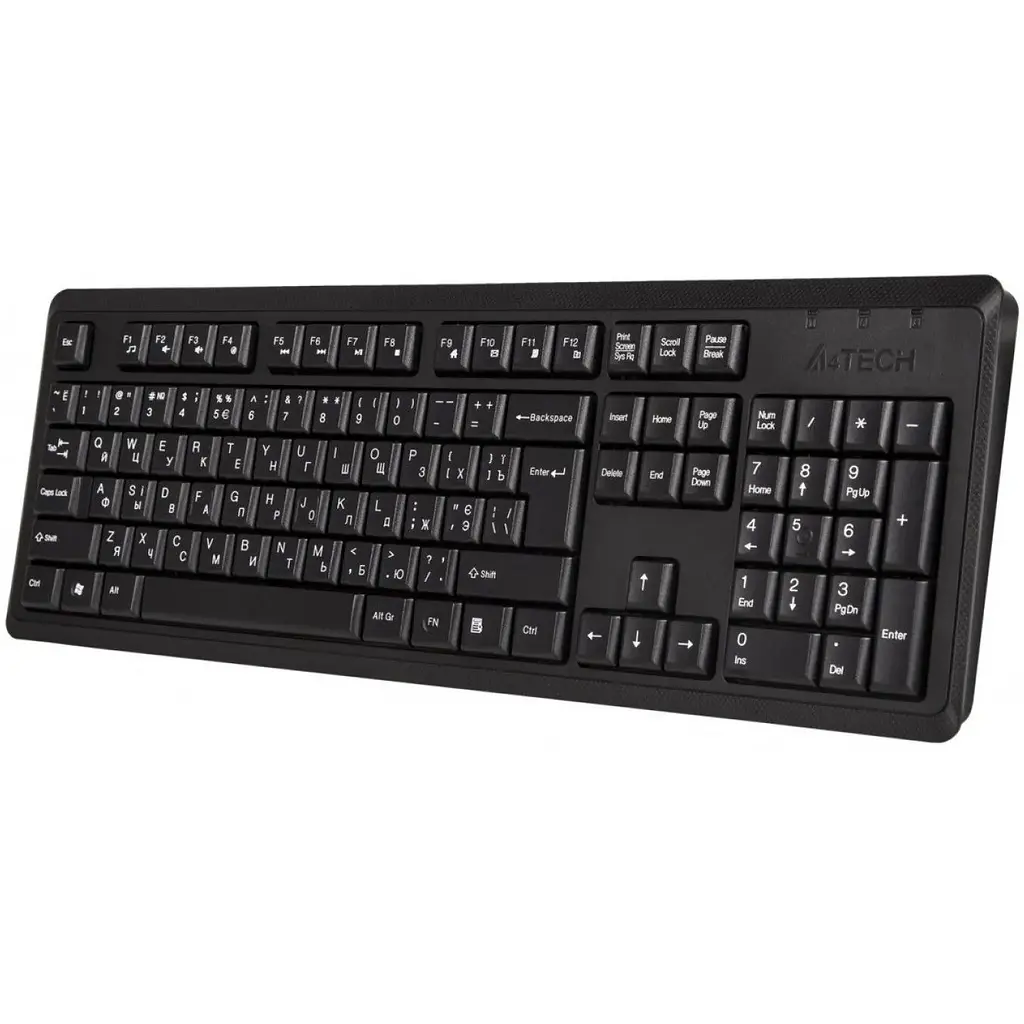 Клавіатура+миша A4tech 4200N (GR-92+G3-200N) Wireless, black - фото 2