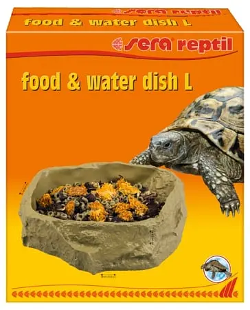Миска для рептилій та амфібій Sera Reptil Food L 26х23х2.5 см 32038 - фото 2