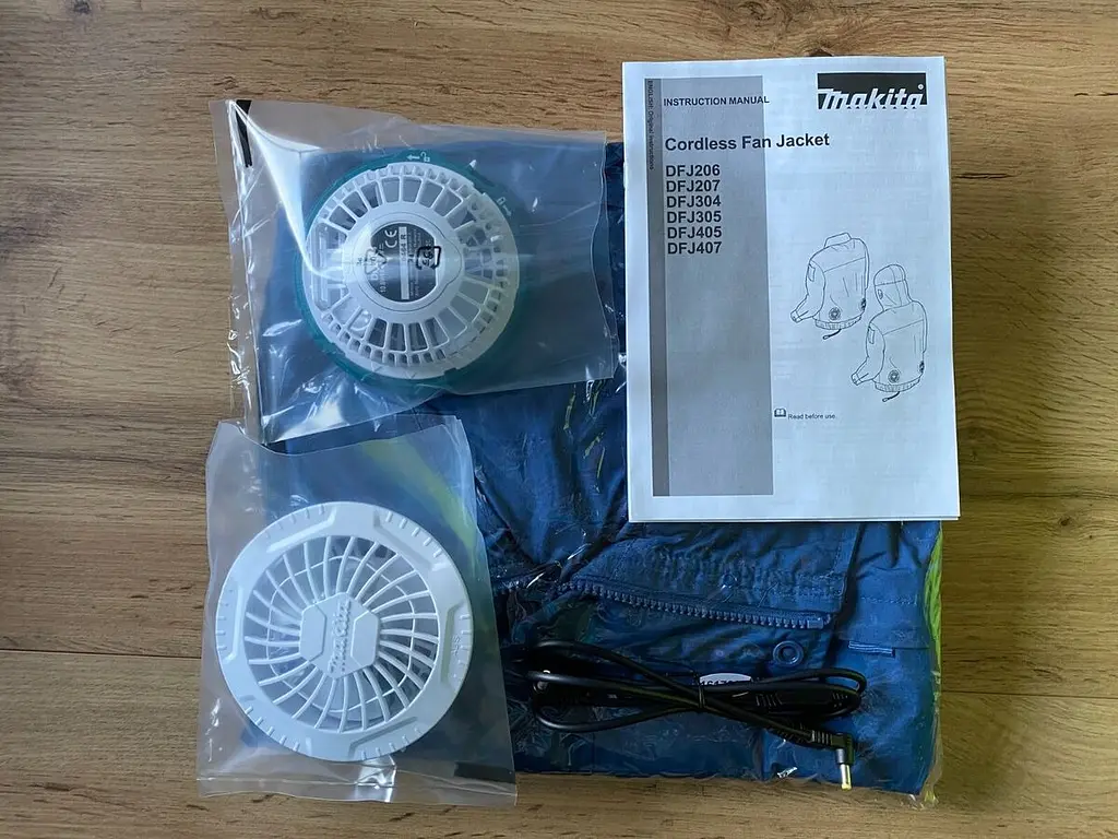 Куртка акумуляторна з вентиляцією Makita DFJ304Z2XL (LXT, CXT, без акумуляторів та зарядного пристрою) - фото 5