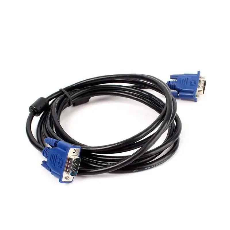 Кабель VGA-VGA Male/Male 3 м, відеокабель для монітора та проектора з феритовими фільтрами - фото 4