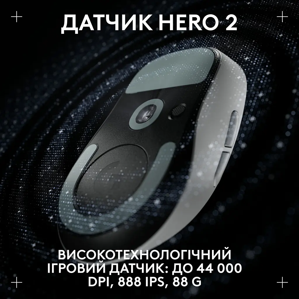 Мышь компьютерная Logitech Pro X Superlight 2 Dex White (910-007363, 910-007366) - фото 3