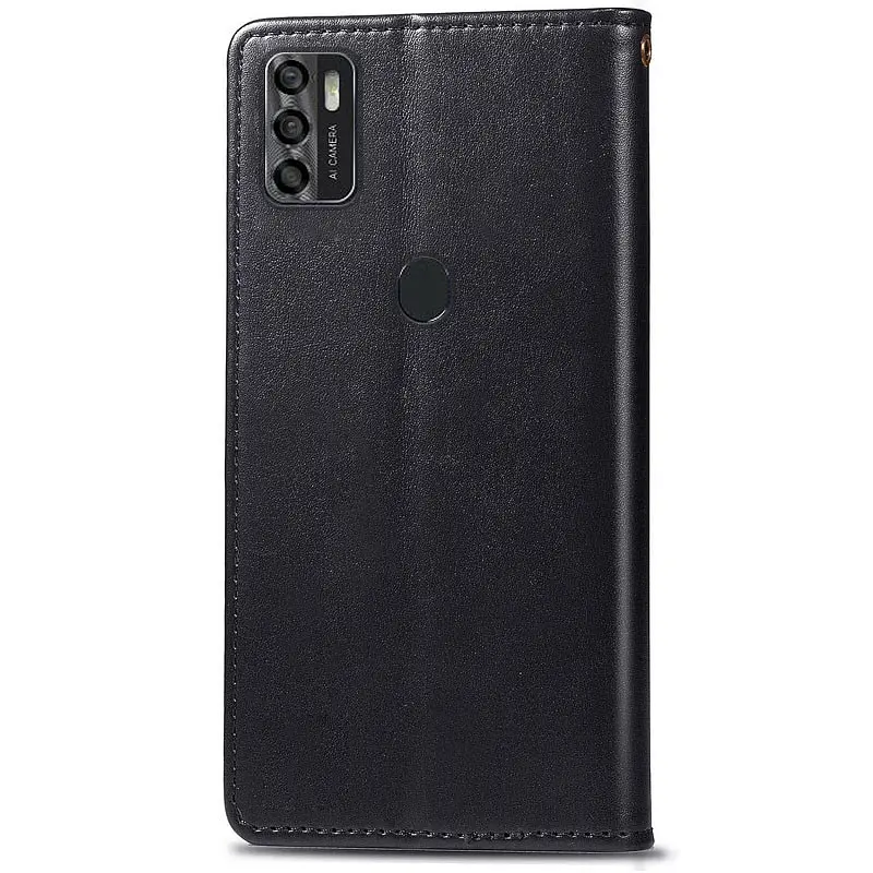 Шкіряний чохол-книжка GETMAN Gallant (PU) для ZTE Blade A7s (2020) Чорний - фото 2