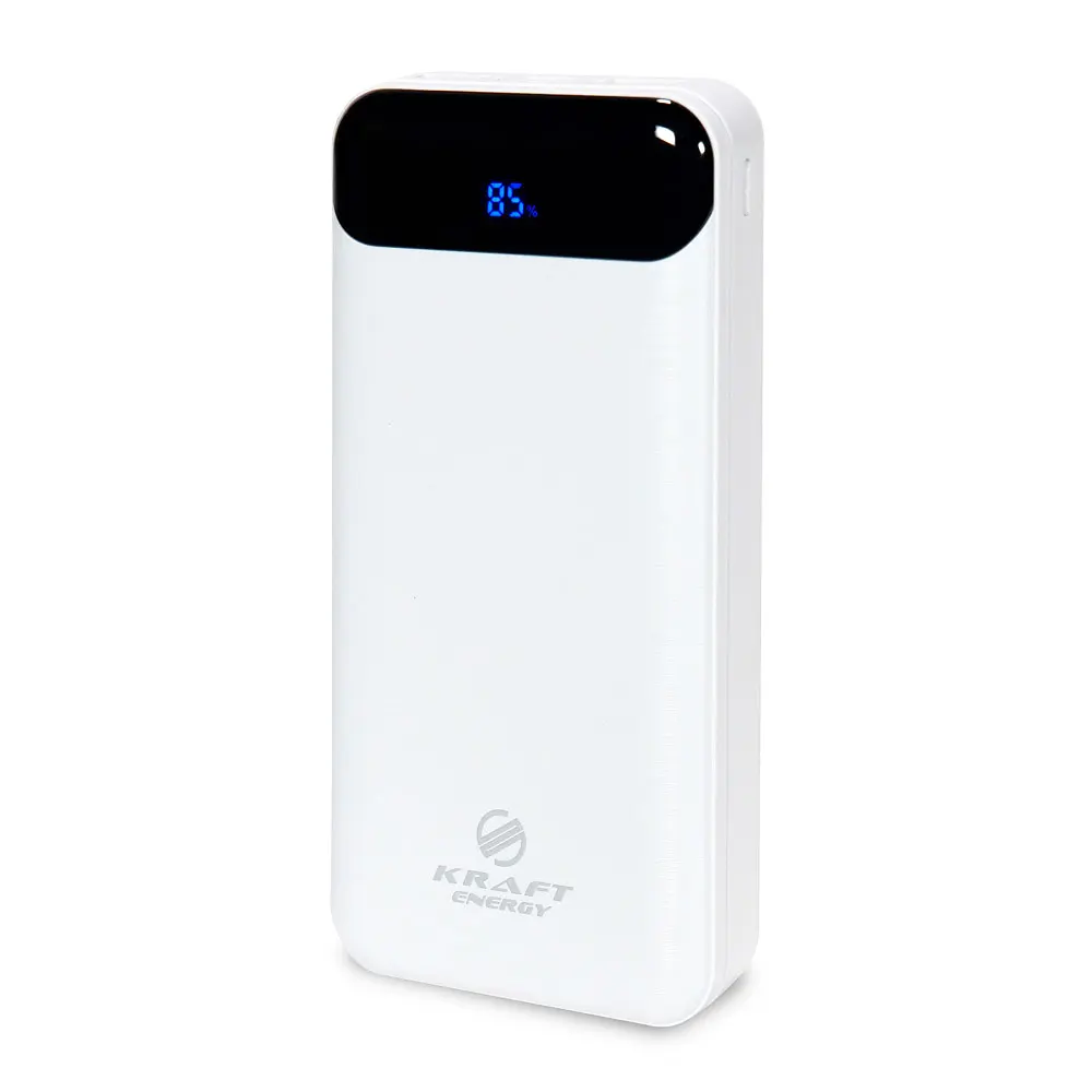 Повербанк 10000mAh Power Bank Kraft TPB-2010 White 22.5W QC3.0 (43-00046) - фото 2
