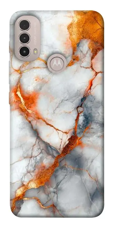 TPU чохол Demsky Lava marble для Motorola Moto E40