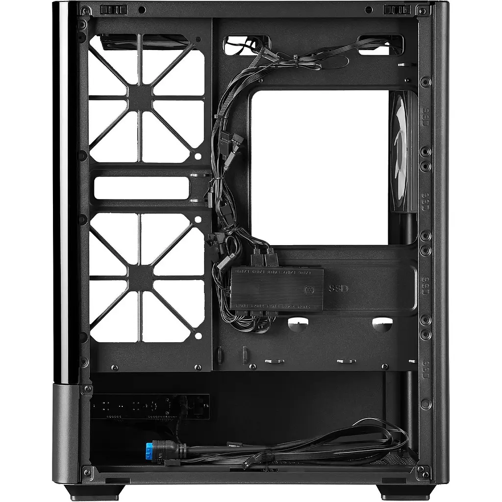 Корпус Prologix Lumi GM-01AB Glass Black [146860] - фото 9