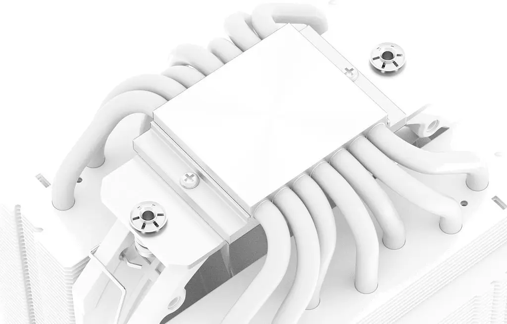 Кулер для процесора ID-Cooling SE-207-XT Slim Snow White (SE-207-XT SLIM SNOW) - фото 6