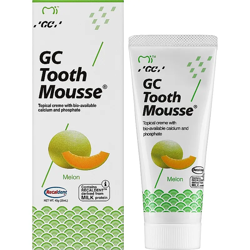 Крем для зубів GC Tooth Mousse Диня 35 мл - фото 3