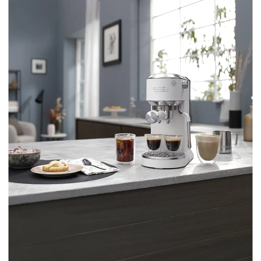 Кавоварка ріжкова Delonghi Dedica Duo EC890.WI [144717] - фото 10