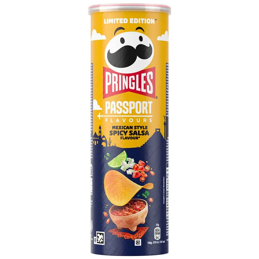Чипси Pringles Passport Mexican style Spicy Salsa 165 г