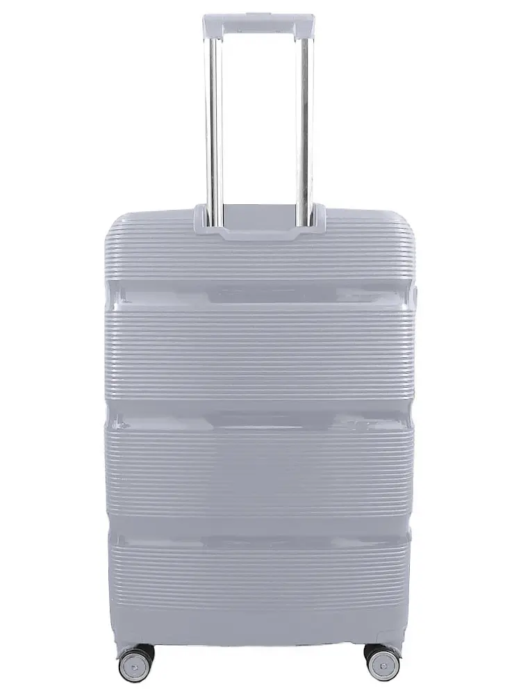 Валіза велика Milano bag 0307 поліпропілен Срібна - фото 3
