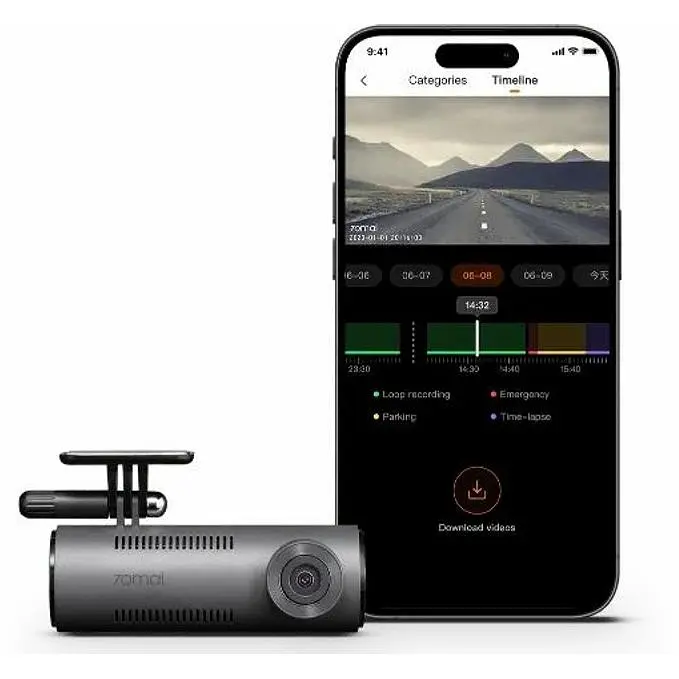 Відеореєстратор Xiaomi 70mai Dash Cam M310 Grey - фото 2