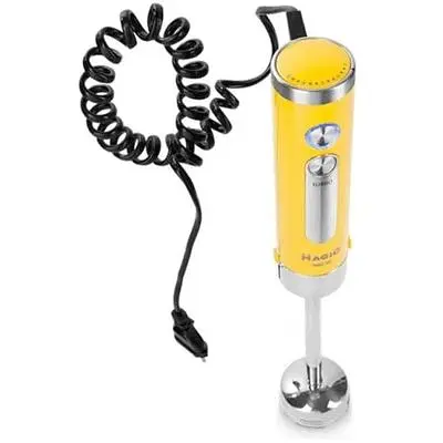 Блендер Magio MG-646 с мерной чашей погружной 800 Вт желтый - фото 3