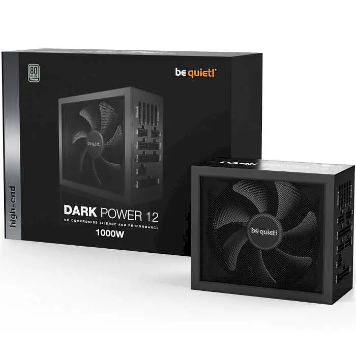 Блок живлення Be quiet! Dark Power 12 1000W 80+ Titanium (BN316) Black Б/в - фото 6
