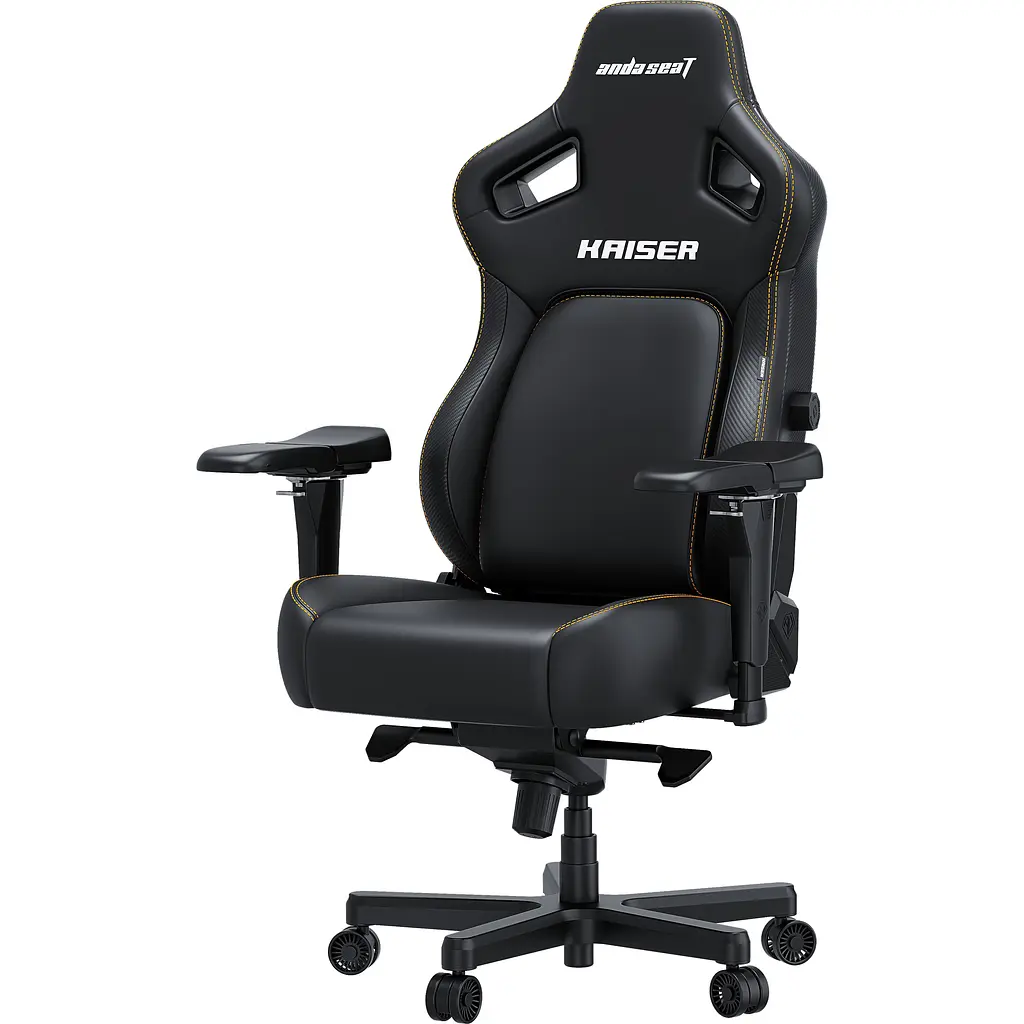 Крісло ігрове Anda Seat Kaiser 4 Size XL Black Premium PVC (AD12YDDC-XLL-20-B-PV/C) - фото 3