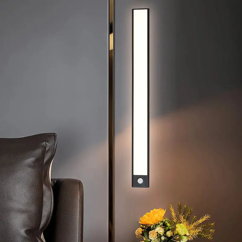 Сенсорний світильник LED з датчиком руху MZ-L1005 (40*10*800mm) Black - фото 2