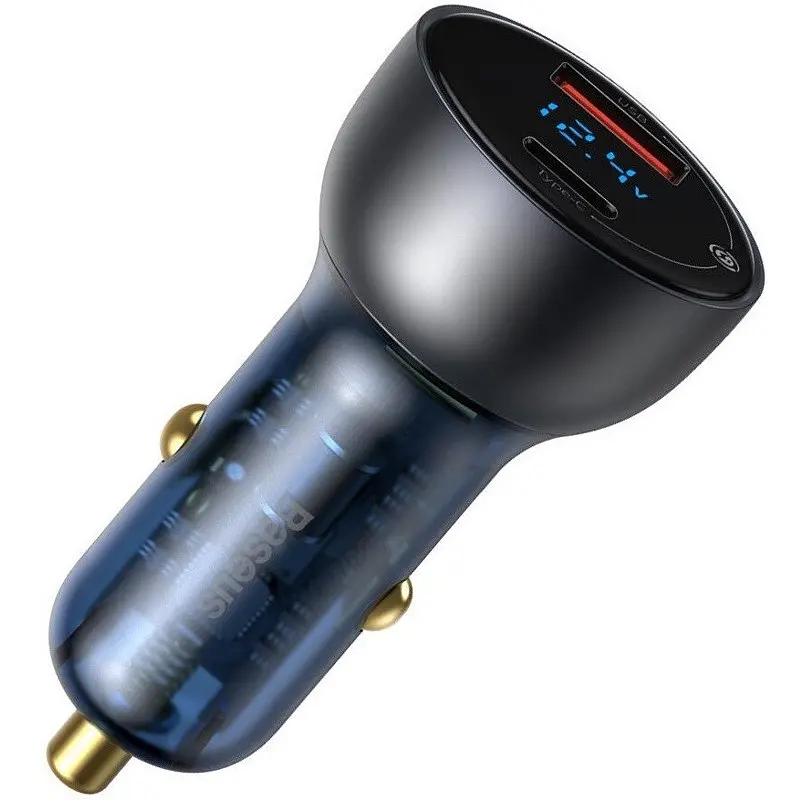 Автомобильное зарядное устройство для Baseus Particular PPS 1USB + Type-C 65W CCKX-C0G Dark Grey - фото 2