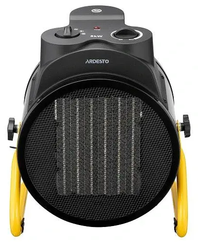 Теплова гармата Ardesto IFH-05B, Black/Yellow, 5000 Вт, площа обігріву 50 м2 - фото 3