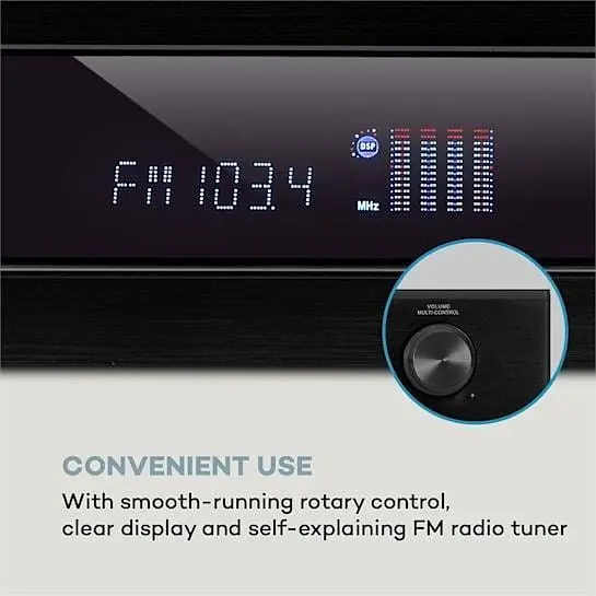 Підсилювач звуку Auna AMP 5100 BT 5.1 (10034620) - фото 3