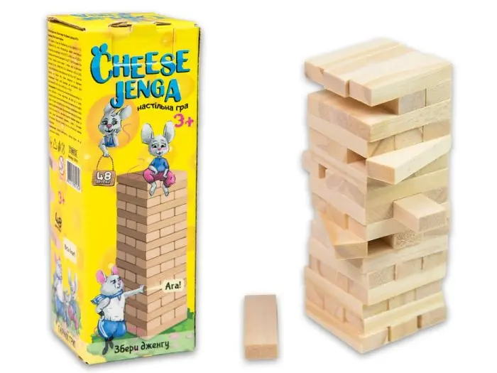 Настільна гра Вежа Cheese Jenga, Strateg
