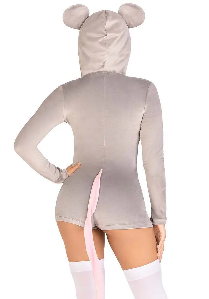 Комбінезон-костюм миші Leg Avenue Comfy Mouse M, з капюшоном - фото 2