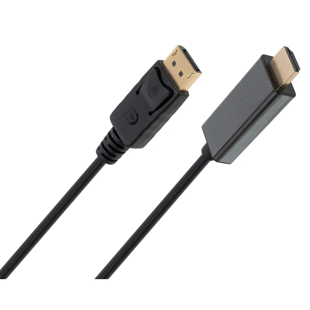 Кабель мультимедійний DisplayPort M to HDMI M 1.8m V1.4/V2.1 4K120/8K60 Vinga (VCPDP14HI211.8) - фото 3