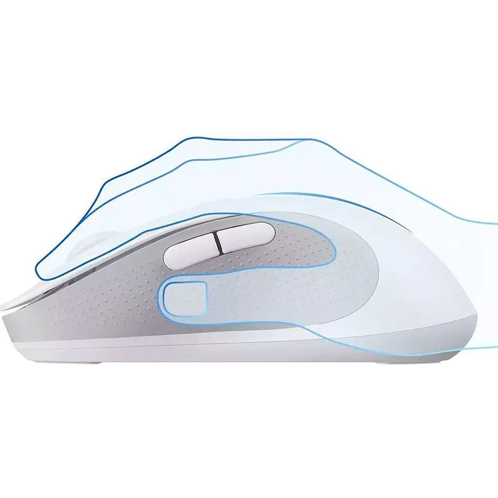 Миша Baseus F02 Ergonomic Bluetooth Mode White (B0203202) [161902] - фото 5