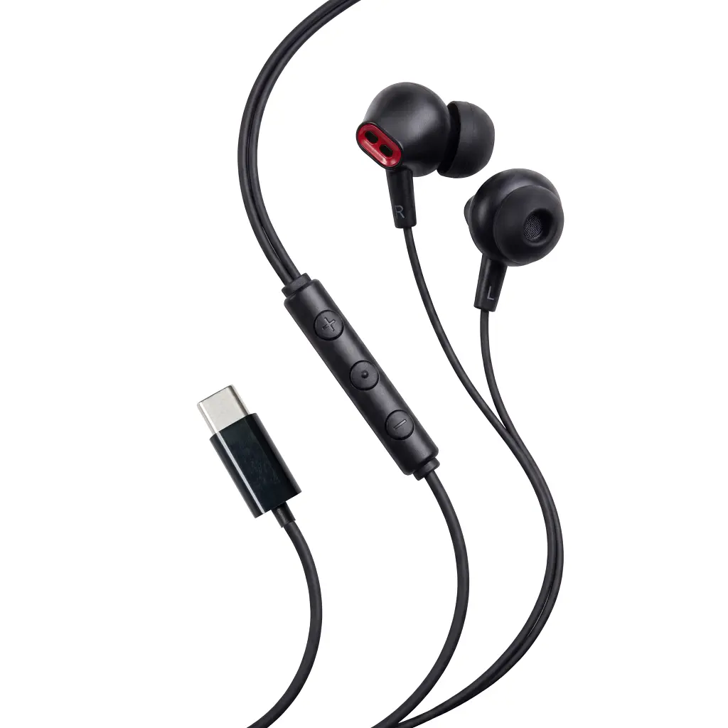 Навушники Vention Echo Lite USB-C In-Ear Wired Black (GBBBAV) - фото 2
