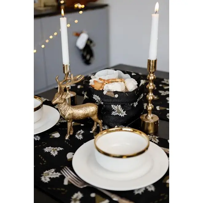 Салфетка Прованс Шапочки на черном 35х45 см (36448) - фото 2