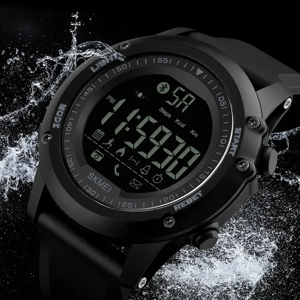 Смарт-часы наручные Skmei 1321 Black, 1321BK (15940) - фото 3