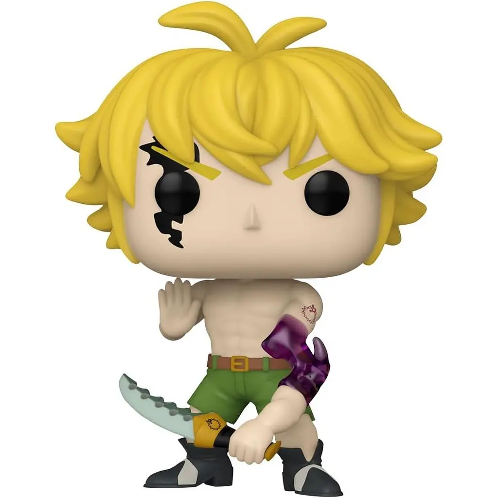 Фігурка Funko Pop Сім смертних гріхів Меліодас The Seven Deadly Sins Meliodas 10 см Exclusive SDS M E 1344 - фото 2