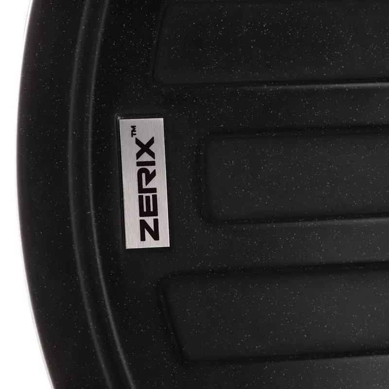Кухонна мийка Zerix ZS-6250R-03 black ZX4548, Чорний матовий - фото 2