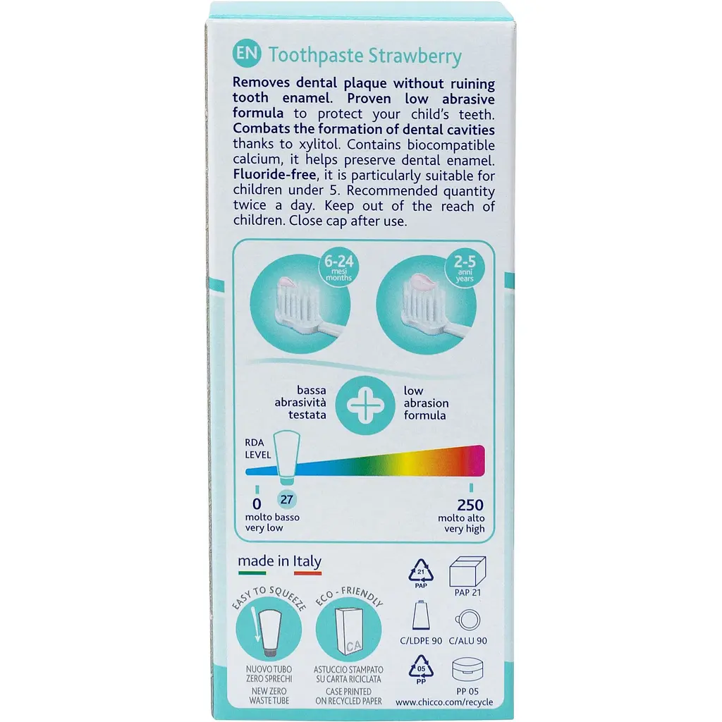 Зубна паста Chicco Полуниця, 50 мл (02321.10) - фото 12