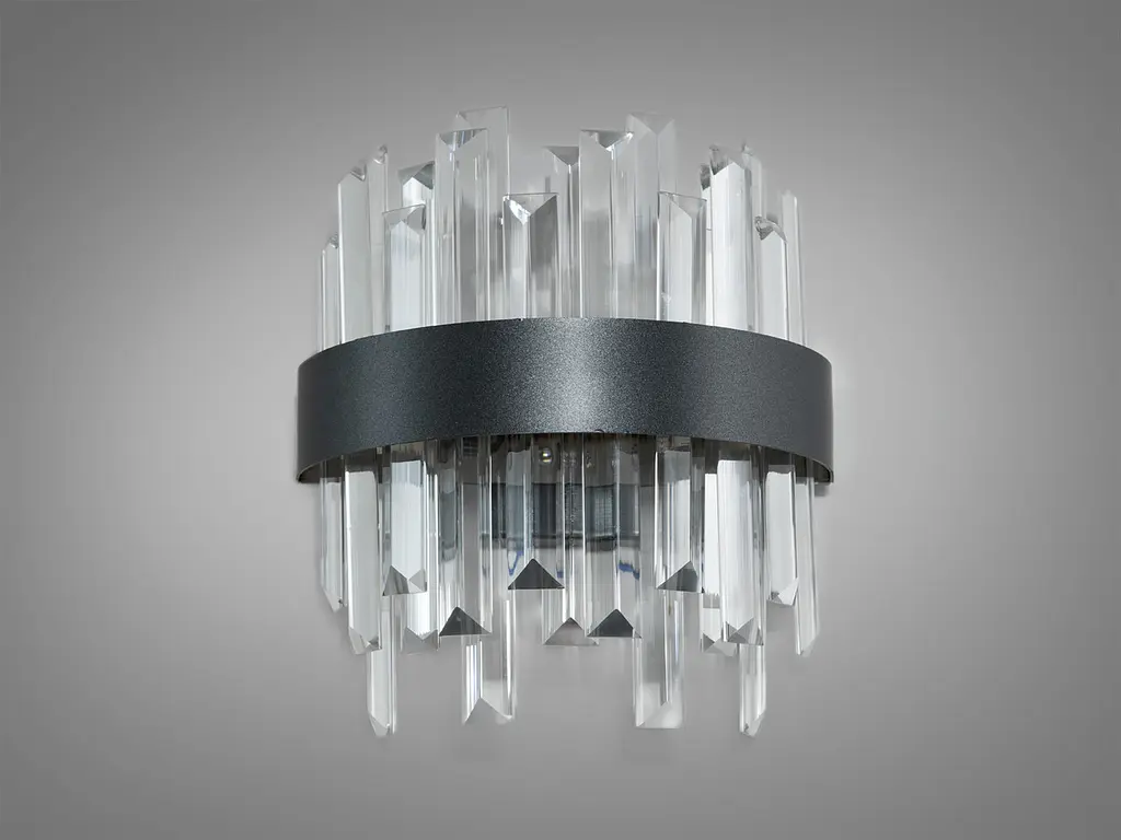 Светильник настенный LED Diasha 836/2PB 18W черный IP20 990 лм - фото 4