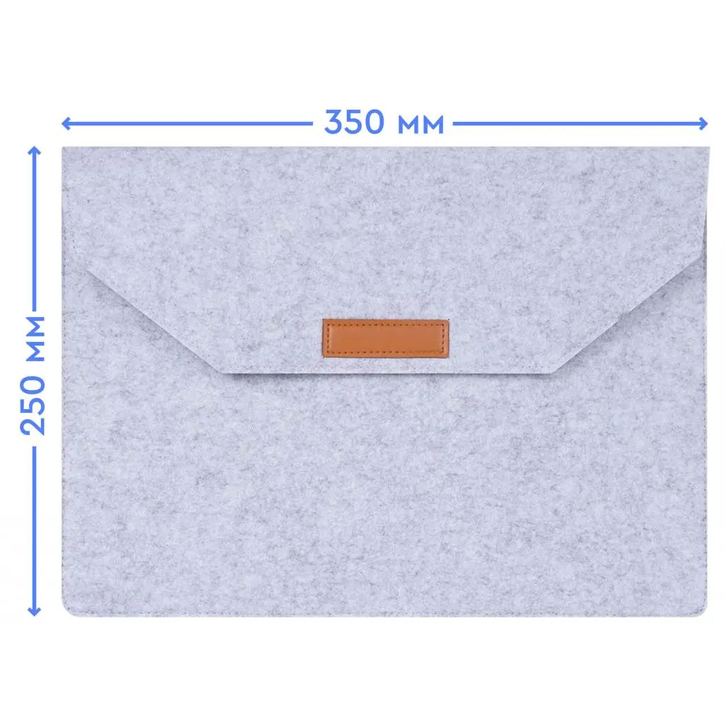 Чехол для ноутбука AirOn 13,3" Premium Grey (4822356710620) - фото 4