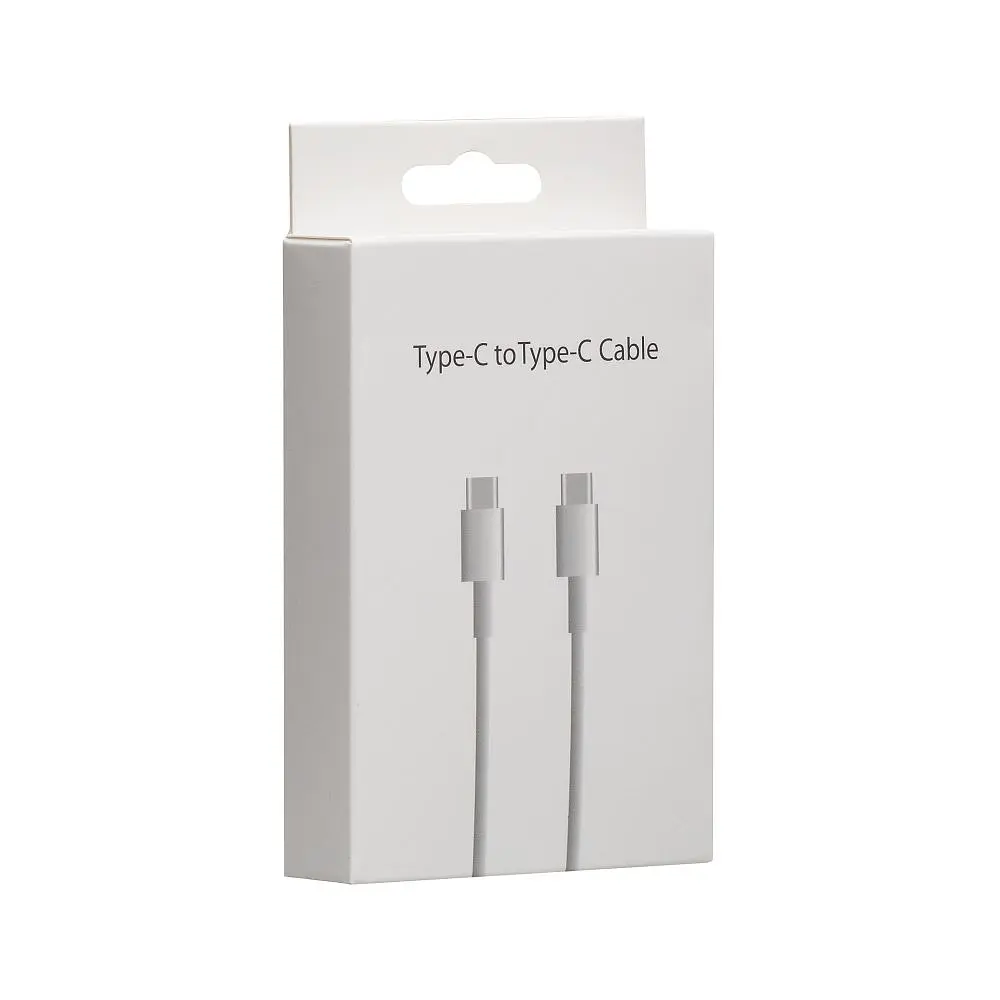 Кабель Foxconn Type C to Type C With Packing no Logo Білий - фото 2
