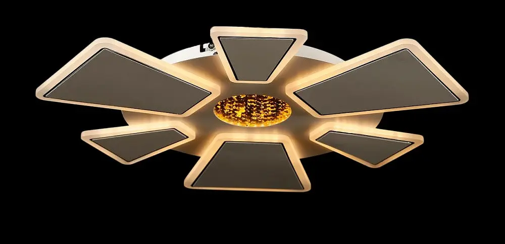 Люстра стельова LED Splendid Ray L2638/560/6+1, 7 ламп, 220В, білий акрил, сучасний стиль - фото 2