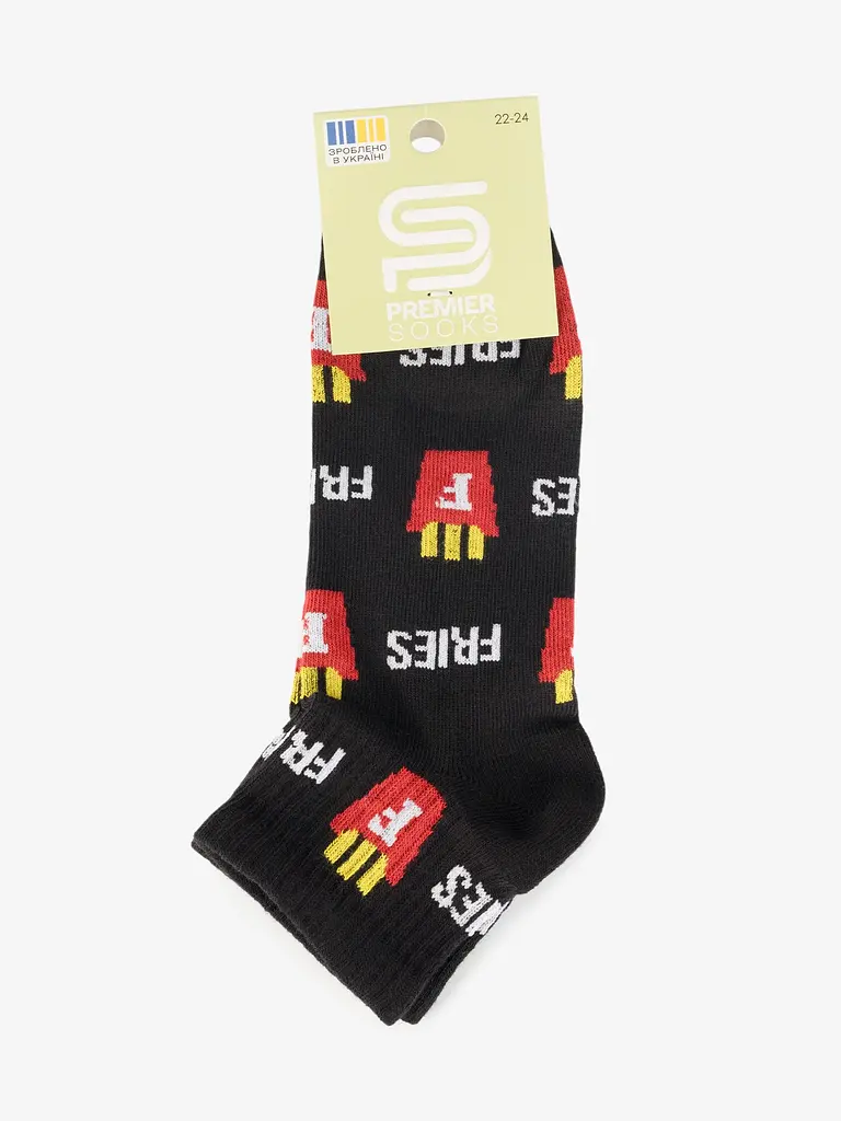 Шкарпетки середні для хлопчика PremierSocks 16Д-2ВР 23-25 Чорний (4820203391837) - фото 3
