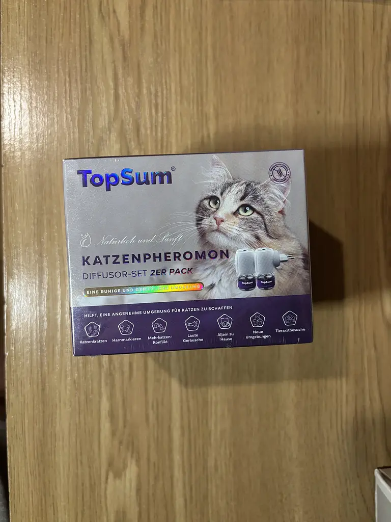 Набір феромонних дифузорів для заспокоєння котів TopSum Cat Calming Plug-in 2 шт x 48 мл (SKU-017) - фото 5