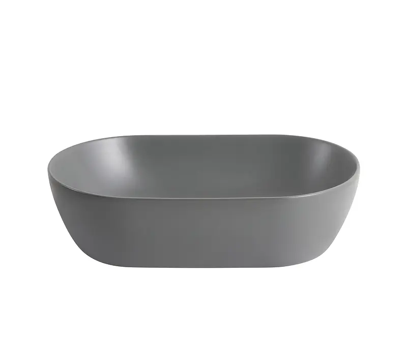 Умивальник накладний Mixxus Premium Ellipse-0109 500x300x140 мм MP6653, Графит - фото 5