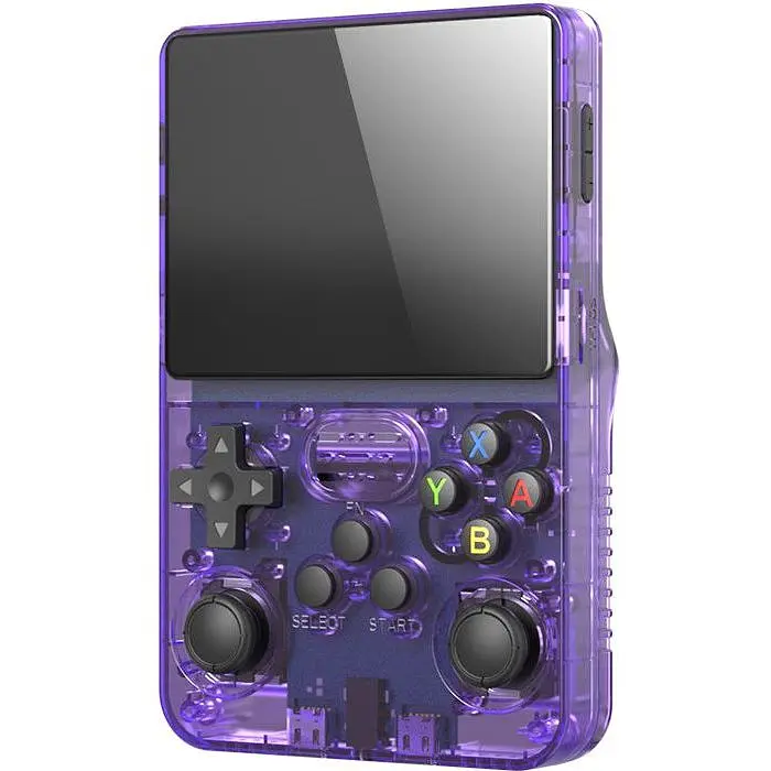 Ретро ігрова приставка Data Frog R36s 15000 games in 1 Purple [112452] - фото 2