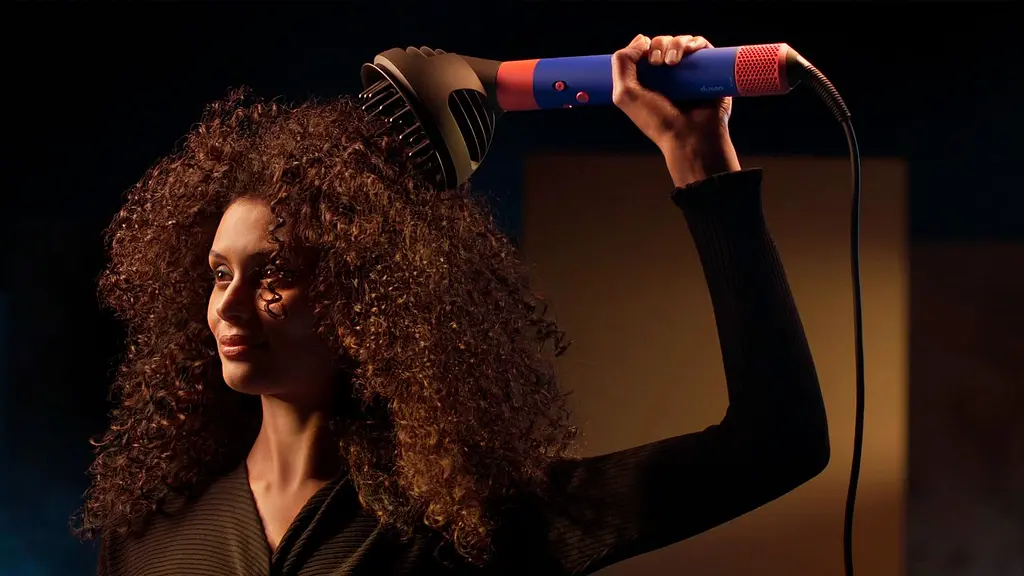 Dyson Стайлер Dyson Airwrap ID HS08 Curly+Coily Long Vinca Blue/Topaz, 1300Вт, темп.режимів-3, насадок-6, кейс, кераміка, синьо-мідний - фото 5