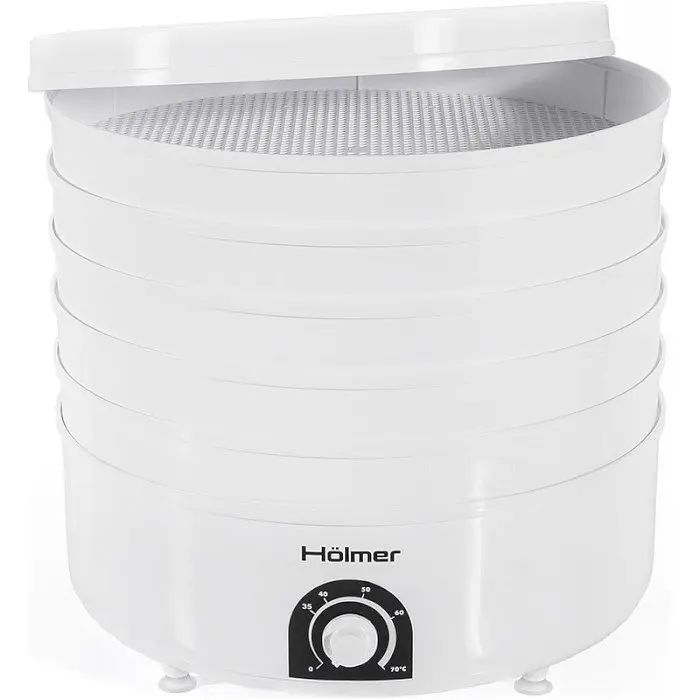 Сушилка для овощей и фруктов Holmer HFD-51W 520 Вт White - фото 4
