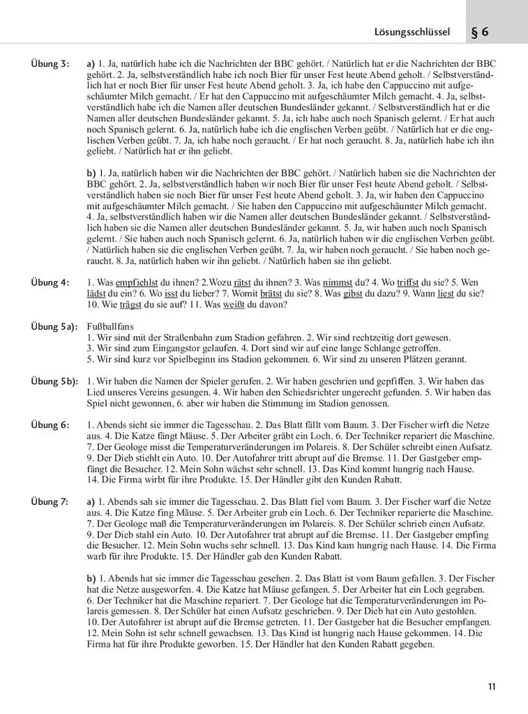 Lösungsschlüssel zum Lehr- und Ubungsbuch der deutschen Grammatik. Aktuell - фото 5