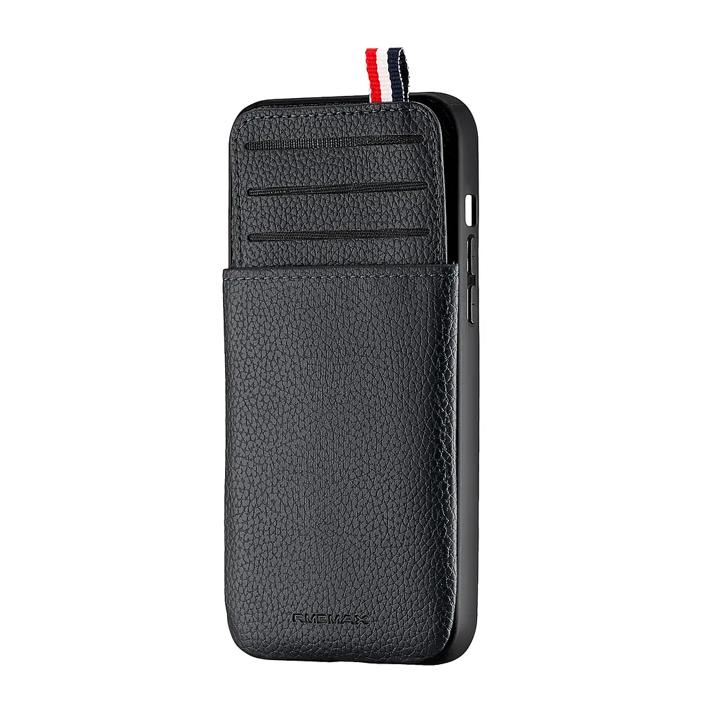 Чохол Jinduka Leather Pocket iPhone 13 Pro Max Black - фото 4